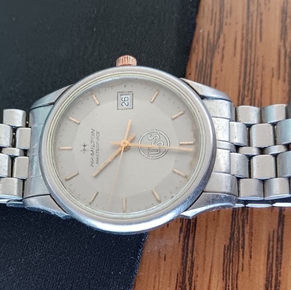 Vintage 60s Hamilton Masterpiece Issued for USS Honors Veteran - Picture 2 of 7